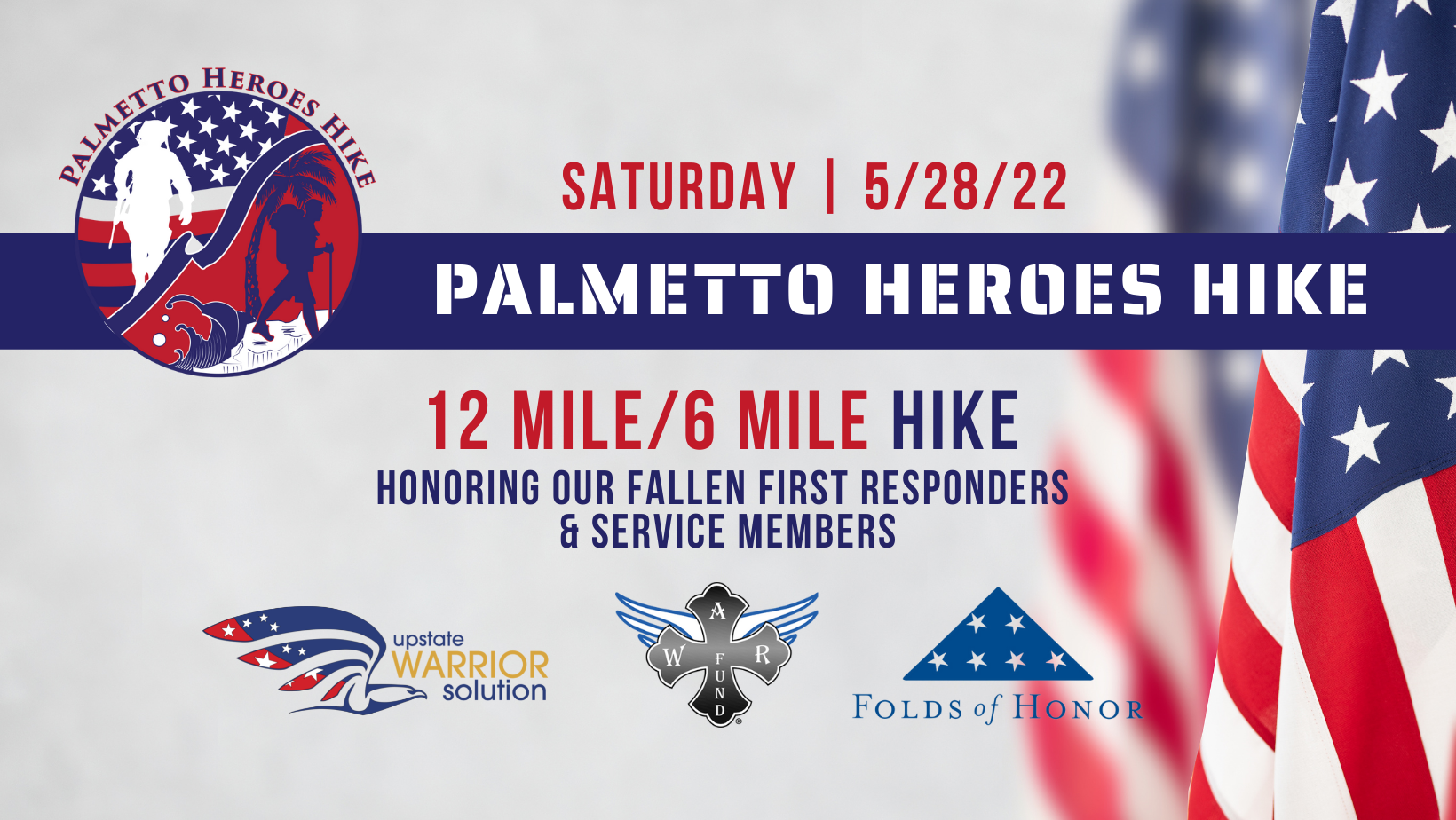 Palmetto Heroes Hike Folds of Honor Palmetto State